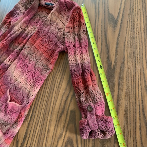 Relativity Knit Acrylic Cut Out Cardigan Women’s - Picture 8 of 9